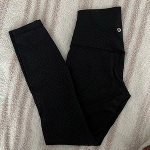 Lululemon Black Align Tights- size 4 - inseam: 25 inches